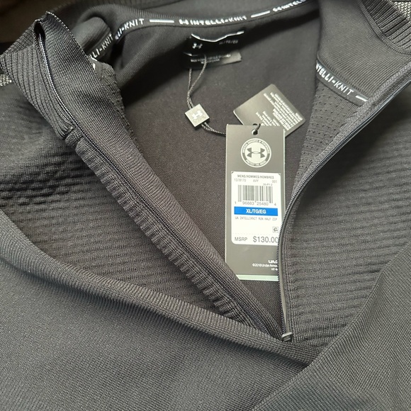 3/4  zip Under Armour Intelli-Knit sweater.  New with tags - Picture 5 of 5